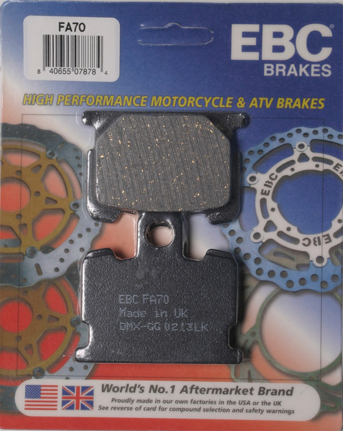 Brake Pads Fa70 Organic Brake Pads Fa70 Organic