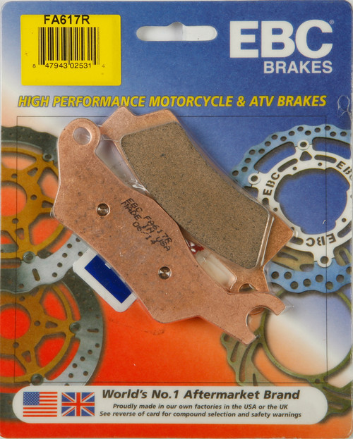 Brake Pads Fa617r Sintered R Series Brake Pads Fa617r Sintered R Series