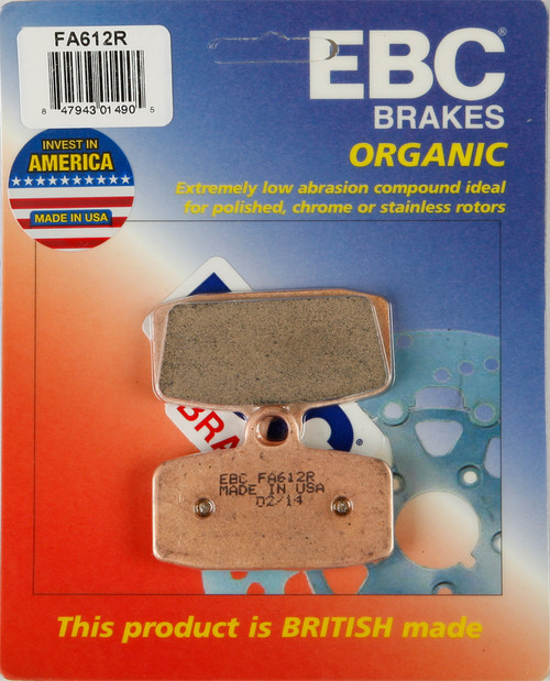 Brake Pads Fa612r Sintered R Series Brake Pads Fa612r Sintered R Series
