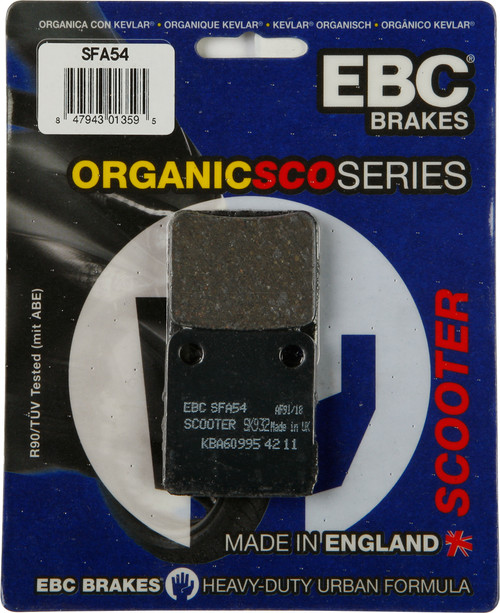 Brake Pads Sfa54 Organic Brake Pads Sfa54 Organic