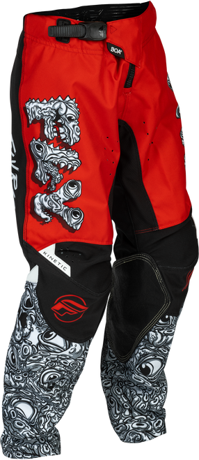Youth Kinetic Mutant Pants Red/White/Black Sz 18