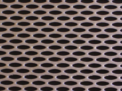 Aluminum Mesh Sheet 18" X 18" Oval