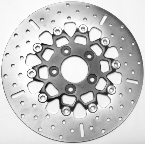 V Twin Street Rotor Rsd020blk Floating Chrome/Black V Twin Street Rotor Rsd020blk Floating Chrome/Black