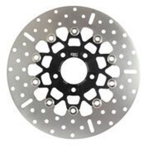V Twin Street Rotor Rsd019blk Floating Chrome/Black V Twin Street Rotor Rsd019blk Floating Chrome/Black