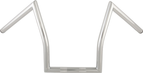 H Bar Z Bar 1" Knurl 28.5w 11"Rise Chrome