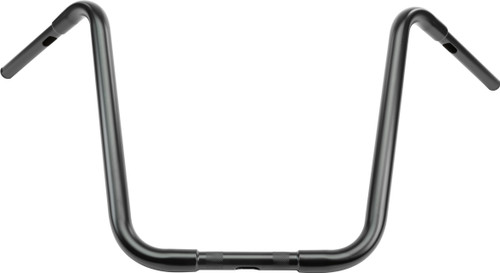 18" Satin Black Ape Hangers 1" Thru Clamp  Tbw 18" Satin Black Ape Hangers 1" Thru Clamp  Tbw