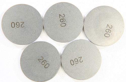Valve Shims 2.60mmx29mm 5/Pk