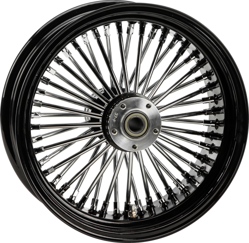 Fr 48 Spk Sd Black 18x3.5 Wg Hub 3/4" Axl 00 Ltr