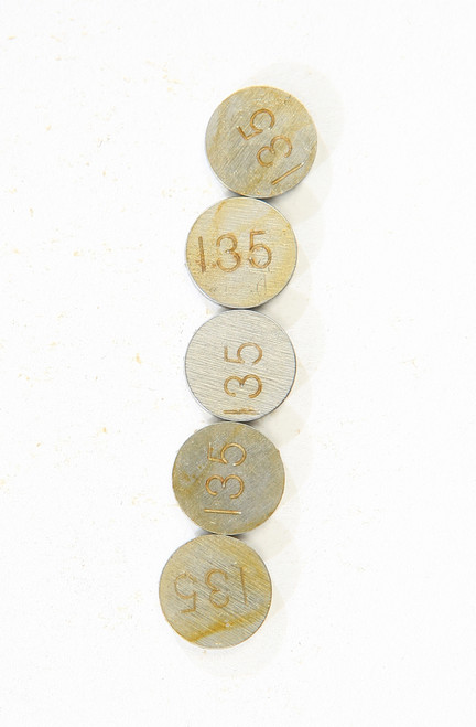 Valve Shims 1.35mmx9.5mm 5/Pk