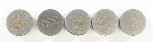Valve Shims 3.30mmx9.5mm 5/Pk