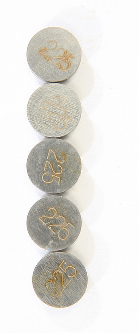 Valve Shims 2.25mmx9.5mm 5/Pk