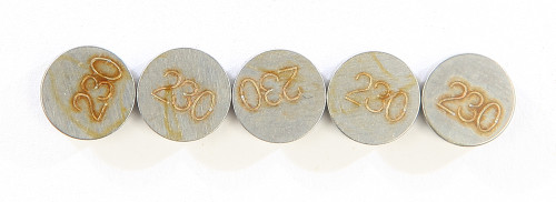 Valve Shims 2.30mmx7.5mm 5/Pk