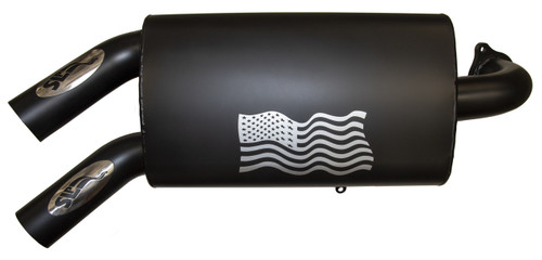 Perf Muffler S/O Pol Rzr Perf Muffler S/O Pol Rzr