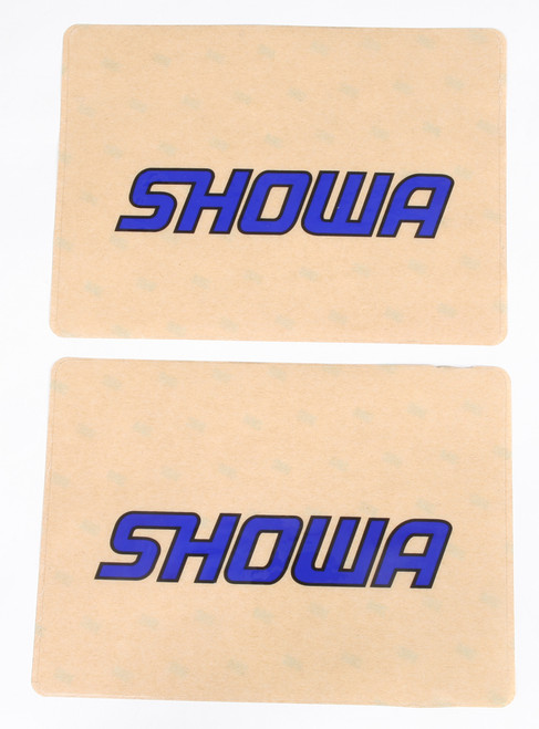 Upper Fork Decal Showa Blue Upper Fork Decal Showa Blue