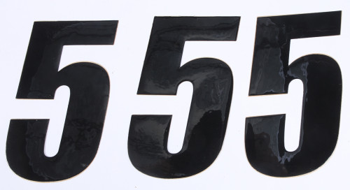 Number 5 Black 6" 3/Pk Number 5 Black 6" 3/Pk