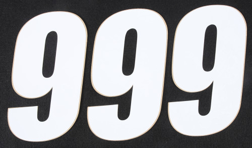 Number 9 White 6" 3/Pk Number 9 White 6" 3/Pk