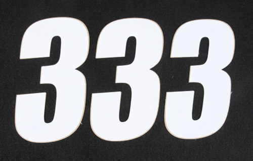Number 3 White 4" 3/Pk Number 3 White 4" 3/Pk