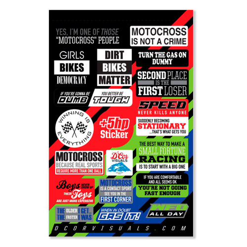 Decal Sheet Moto Talk 2 4 Mil