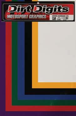 Number Plate Backgrounds Red 3/Pk