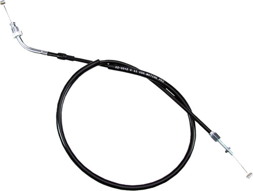 Black Vinyl Throttle Push Cable 02-0542