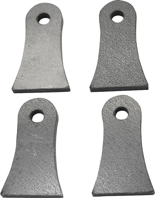 Weld On Steel Mounting Tabs Vintage Style 7 4/Pk Weld On Steel Mounting Tabs Vintage Style 7 4/Pk