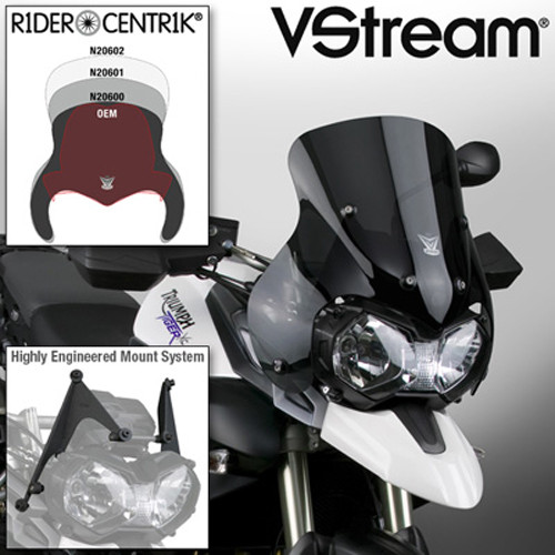 Vstream Sport Windscreen Dark Smoke N20600 Vstream Sport Windscreen Dark Smoke N20600