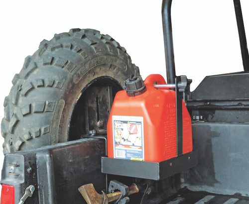 Auxiliary Fuel Can Tool Holder & Spare Tire Mount Auxiliary Fuel Can Tool Holder & Spare Tire Mount