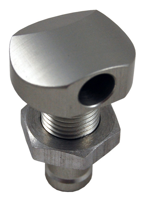 Billet Thru Hull Water Fitting Polished 3/8" 90 Deg. Billet Thru Hull Water Fitting Polished 3/8" 90 Deg.