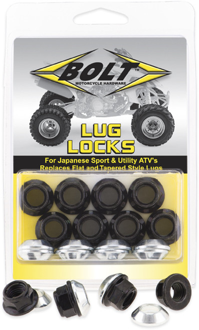 Lug Locks Black
