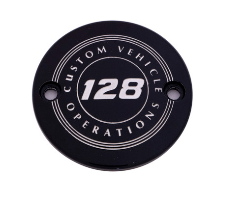 M8 Timer Cover 128 Cvo Black