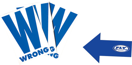 Course Marker W/Green Arrow 5.5x8.5"