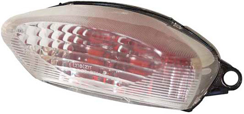 Tail Light Assembly Clear Lens Vtr1000f '98 04 Tail Light Assembly Clear Lens Vtr1000f '98 04