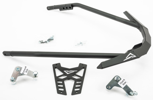 Bumper Front Pol Axys Bk With Support