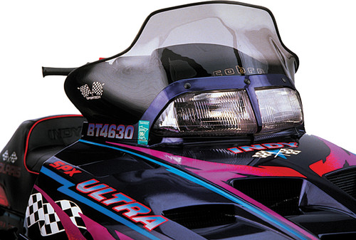 Cobra W/S Mid Smk/Blk 13.5" Pol Aggressive Hood Triples Cobra W/S Mid Smk/Blk 13.5" Pol Aggressive Hood Triples