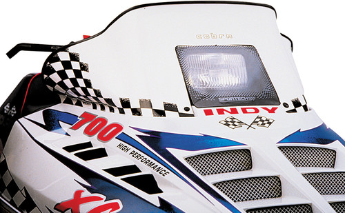 Cobra W/S Low White/Blk 11.5" Pol Wedge Hood Cobra W/S Low White/Blk 11.5" Pol Wedge Hood
