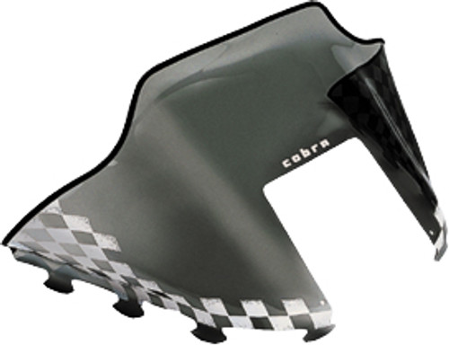 Cobra W/S Mid Smoke/Wht 14" Pol Wedge Hood Cobra W/S Mid Smoke/Wht 14" Pol Wedge Hood