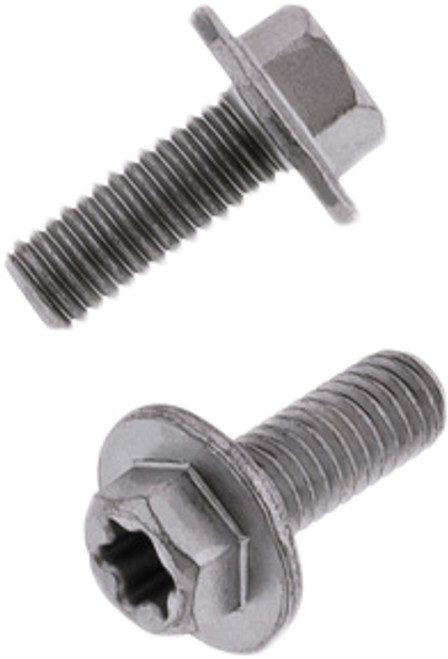 Euro Torx Large Flange Bolt 6x.1.0x15mm 10/Pk Euro Torx Large Flange Bolt 6x.1.0x15mm 10/Pk