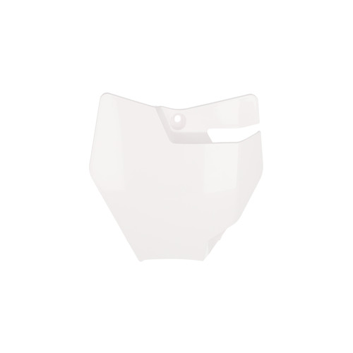Front Number Plate White Gas/Ktm Front Number Plate White Gas/Ktm