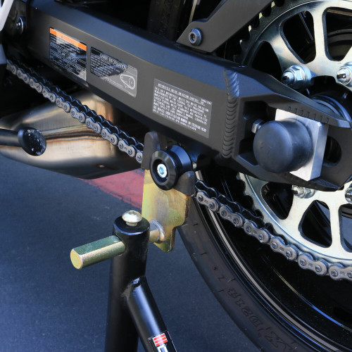 Swingarm Sliders Black Kaw