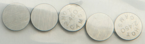 Valve Shims 9.48x2.45mm 5/Pk Valve Shims 9.48x2.45mm 5/Pk