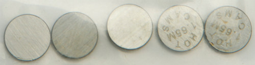 Valve Shims 9.48x1.65mm 5/Pk
