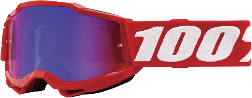 Accuri 2 Junior Goggle Neon Red Mirror Red/Blue Lens Accuri 2 Junior Goggle Neon Red Mirror Red/Blue Lens