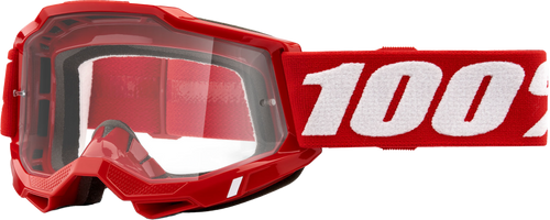 Accuri 2 Otg Goggle Neon Red Clear Lens Accuri 2 Otg Goggle Neon Red Clear Lens