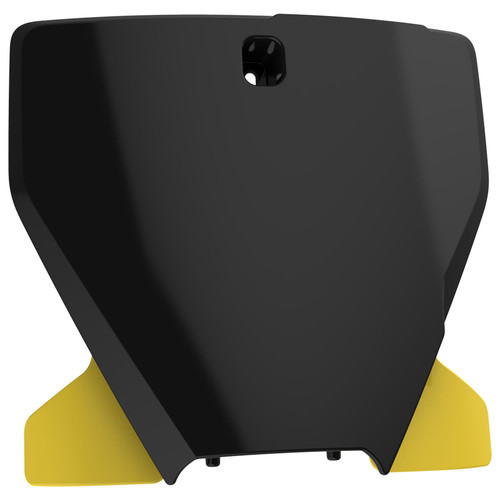 Number Plate Black/Flo Yellow