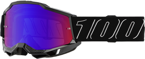 Accuri 2 Goggle Blackline Mirror Red/Blue Lens Accuri 2 Goggle Blackline Mirror Red/Blue Lens