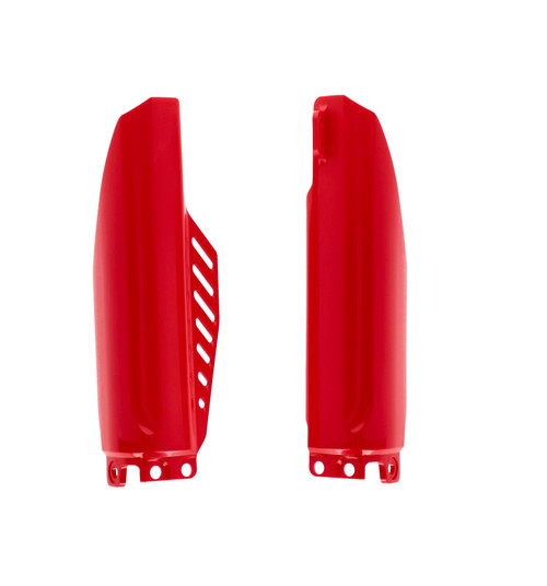 Lower Fork Cover Set Hon Red Lower Fork Cover Set Hon Red
