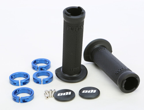 Atv Ruffian Lockon Grip 130mm Black/Blue