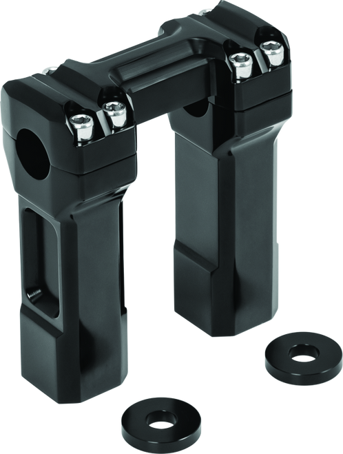 Kuryakyn 5inch Billet Handlebar Risers Black Kuryakyn 5inch Billet Handlebar Risers Black