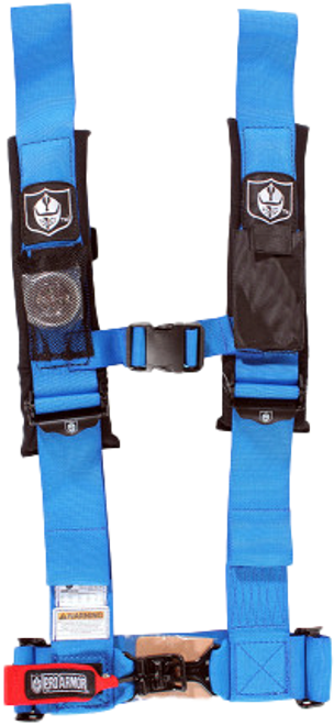 5pt Harness 3" Pads Blue Blue