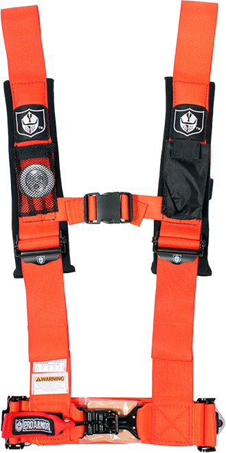 5pt Harness 3" Pads Orange Orange 5pt Harness 3" Pads Orange Orange